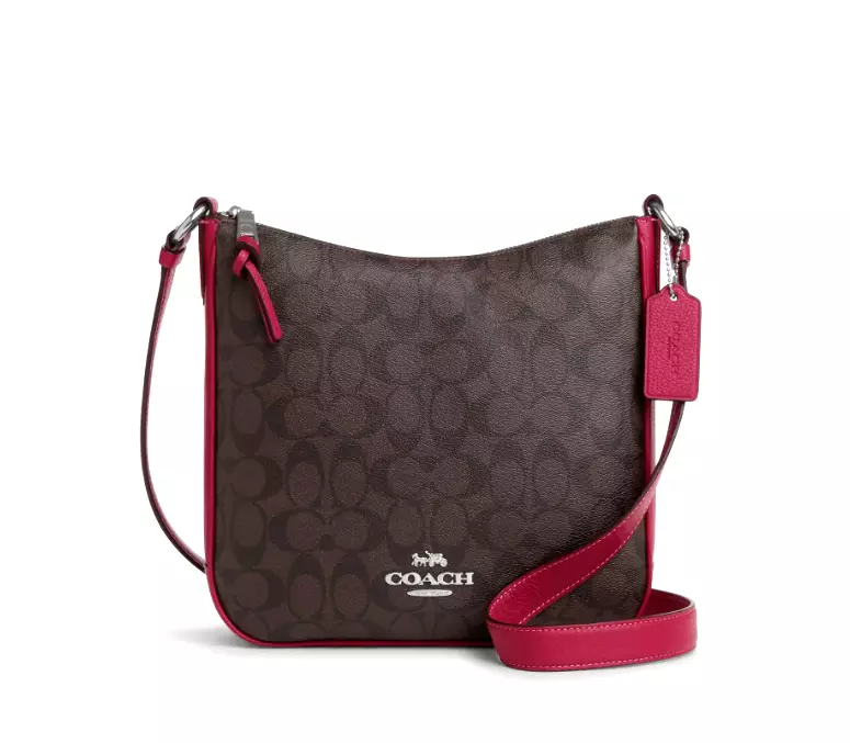 Coach Ellie File Bag In Signature Canvas