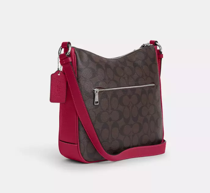 Coach Ellie File Bag In Signature Canvas