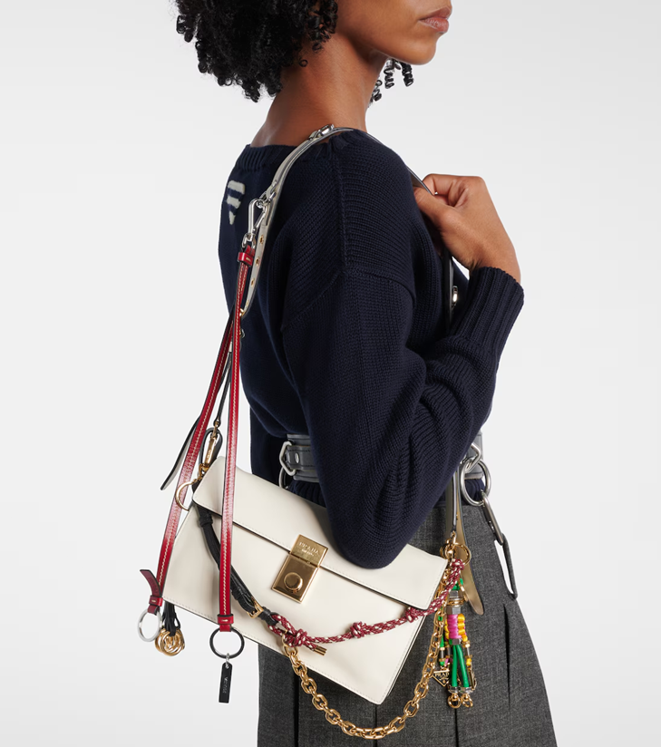 Prada Prada Soft Sound Small leather shoulder bag