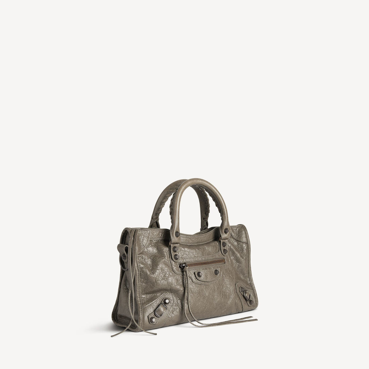BALENCIAGA WOMEN'S LE CITY BAG SMALL IN ARMY GREEN