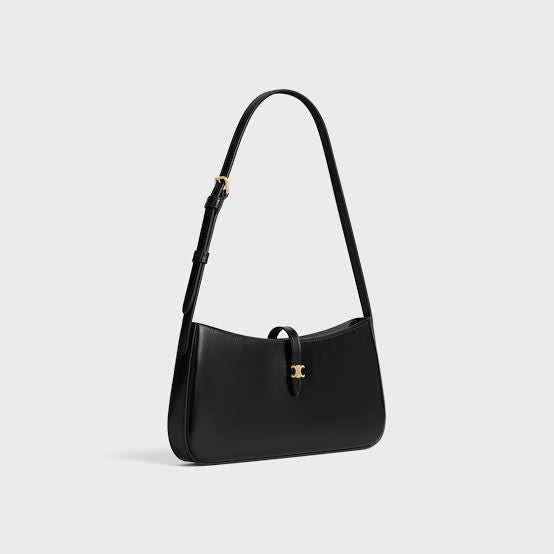 Celine Tina Shoulder Bag In Shiny Calfskin