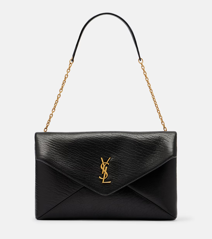 Saint Laurent Cassandre leather large shoulder bag