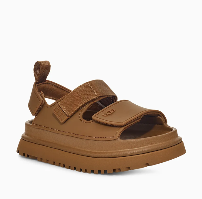 UGG Youth GoldenGlow Caramel Sandal