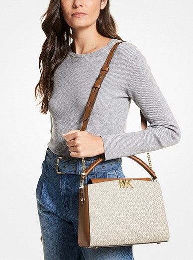 MICHAEL KORS Karlie Medium Leather Crossbody Bag