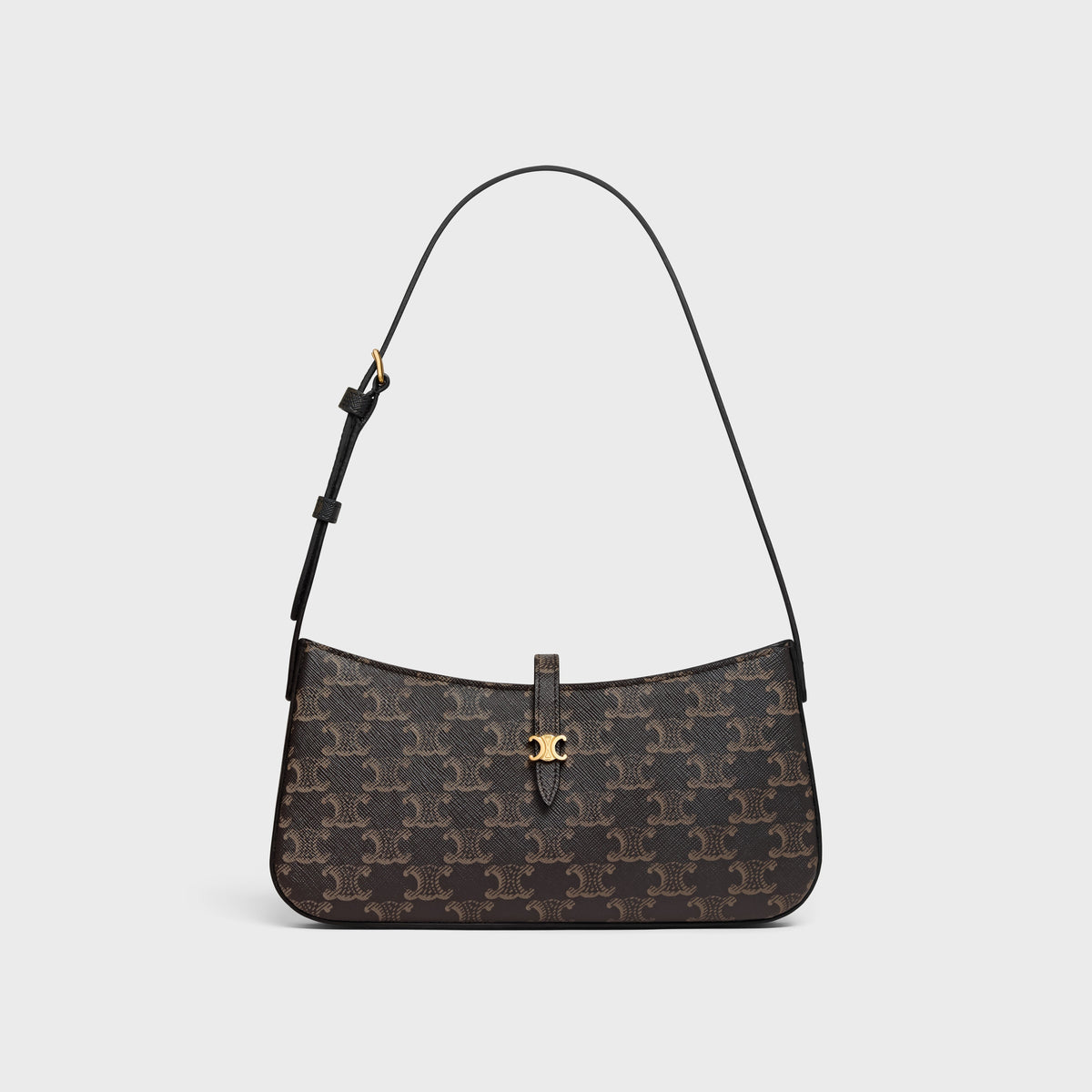 Celine Tina Shoulder Bag In Shiny Calfskin