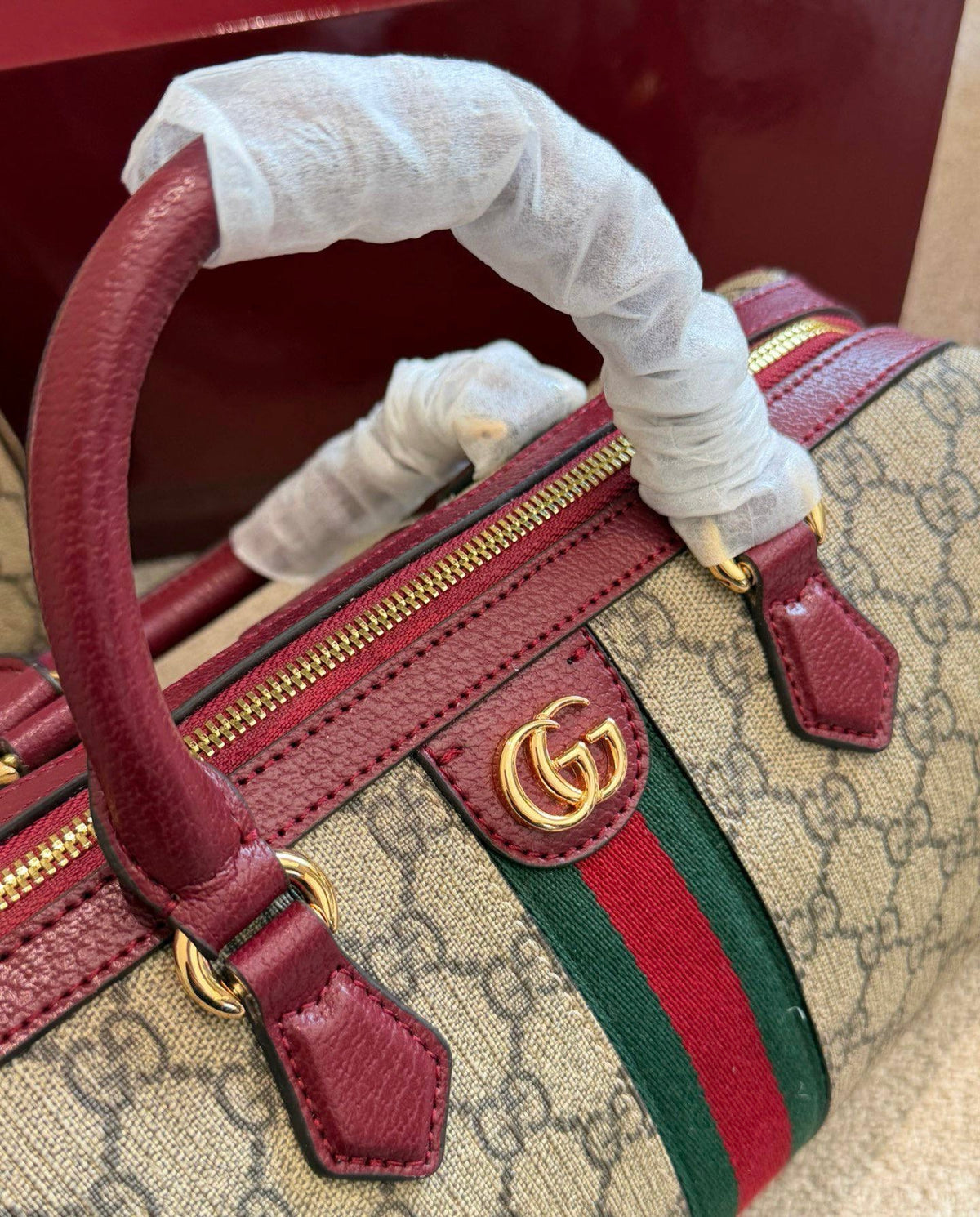 Gucci Ophidia Medium Boston Bag