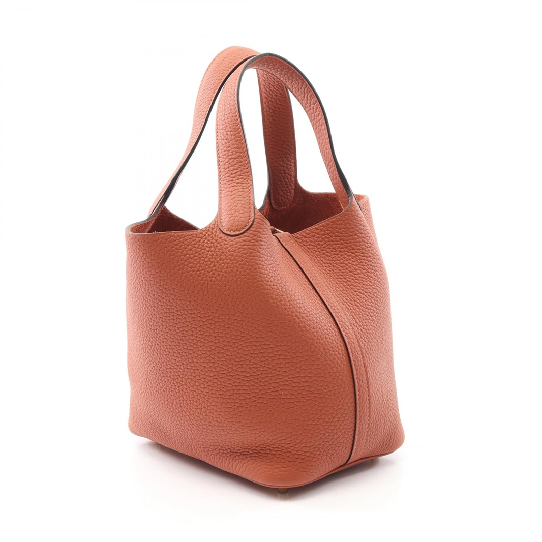 Hermès Picotin Lock 18 Gris Glacier Clemence Bag