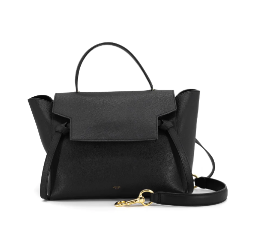 Cรฉline Black Grained Calfskin Bag