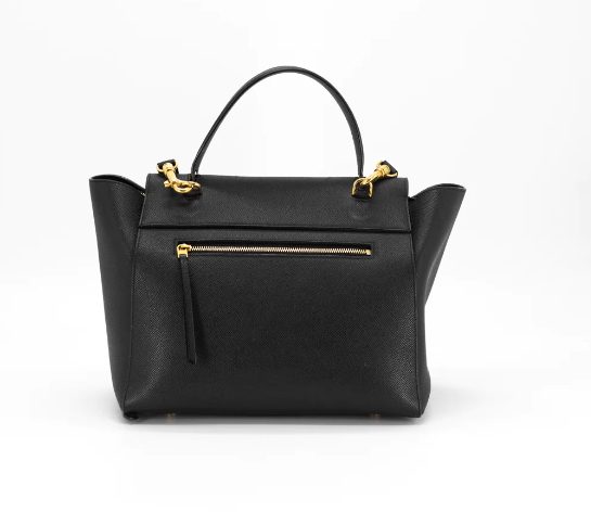 Cรฉline Black Grained Calfskin Bag