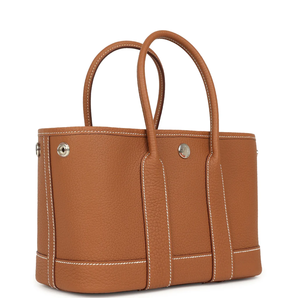 Hermès Garden Party Neo 23 Gold Negonda Palladium Hardware