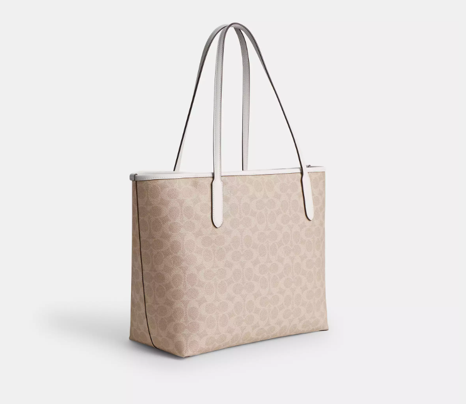 Coach City Tote Bag In Signature Canvas