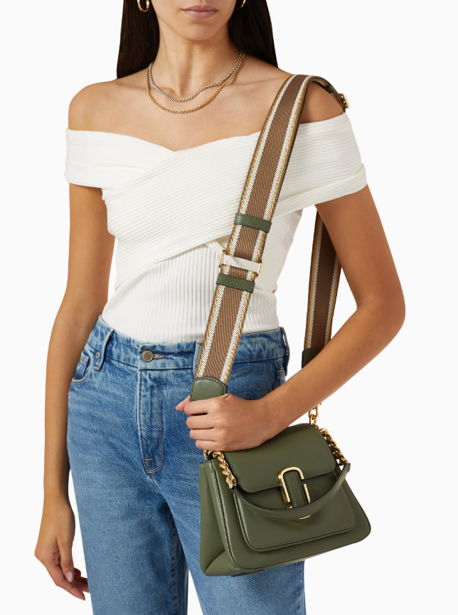 Marc Jacobs The J Marc Mini Satchel Shoulder Bag in Leather