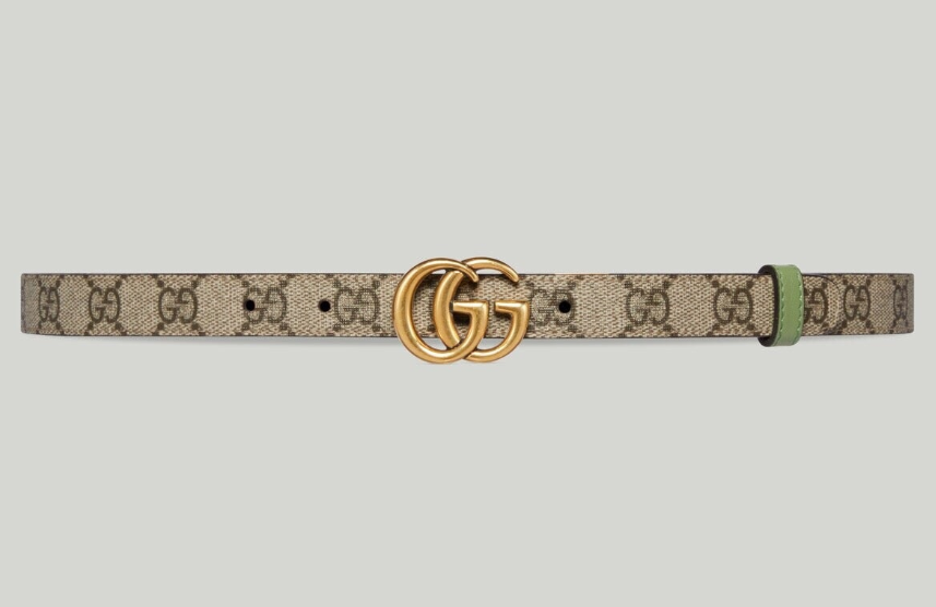 GUCCI Gucci GG Marmont Reversible Wide Belt