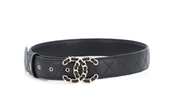Chanel Woven Chain CC Buckle Belt