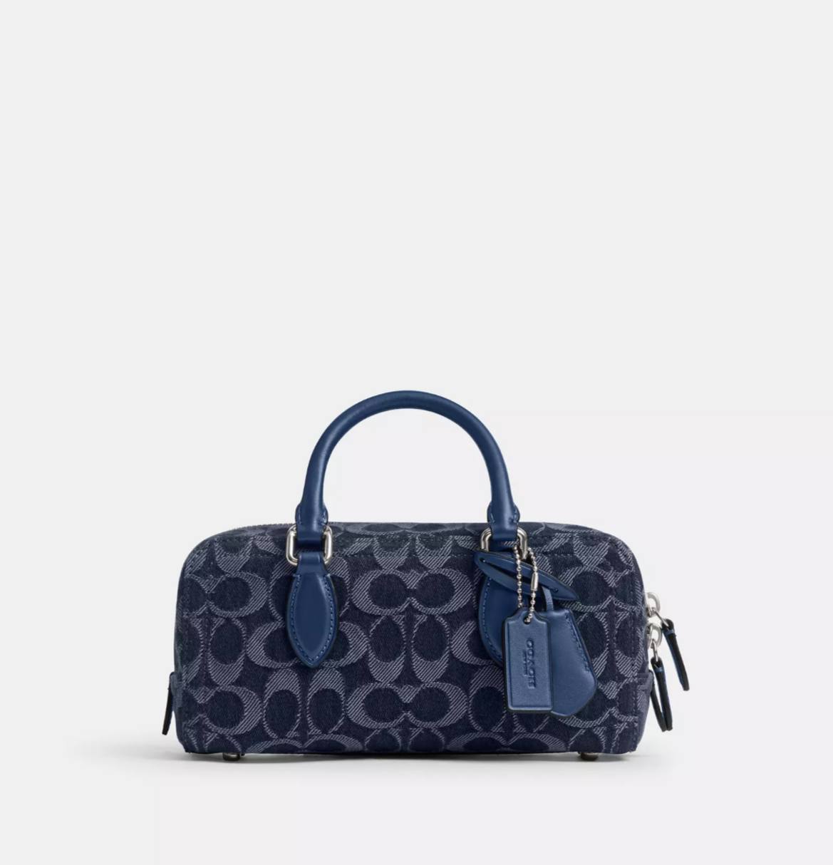 Coach Bowery Satchel 22 In Signature Denim