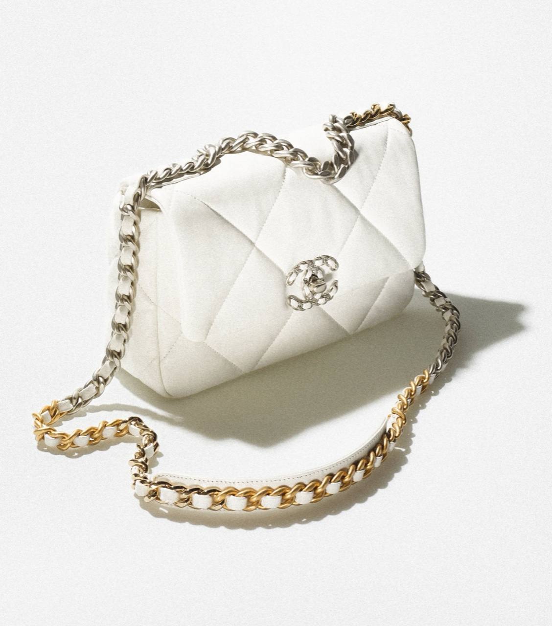 Shiny Lambskin, Gold-Tone, Silver-Tone & Ruthenium-Finish Metal