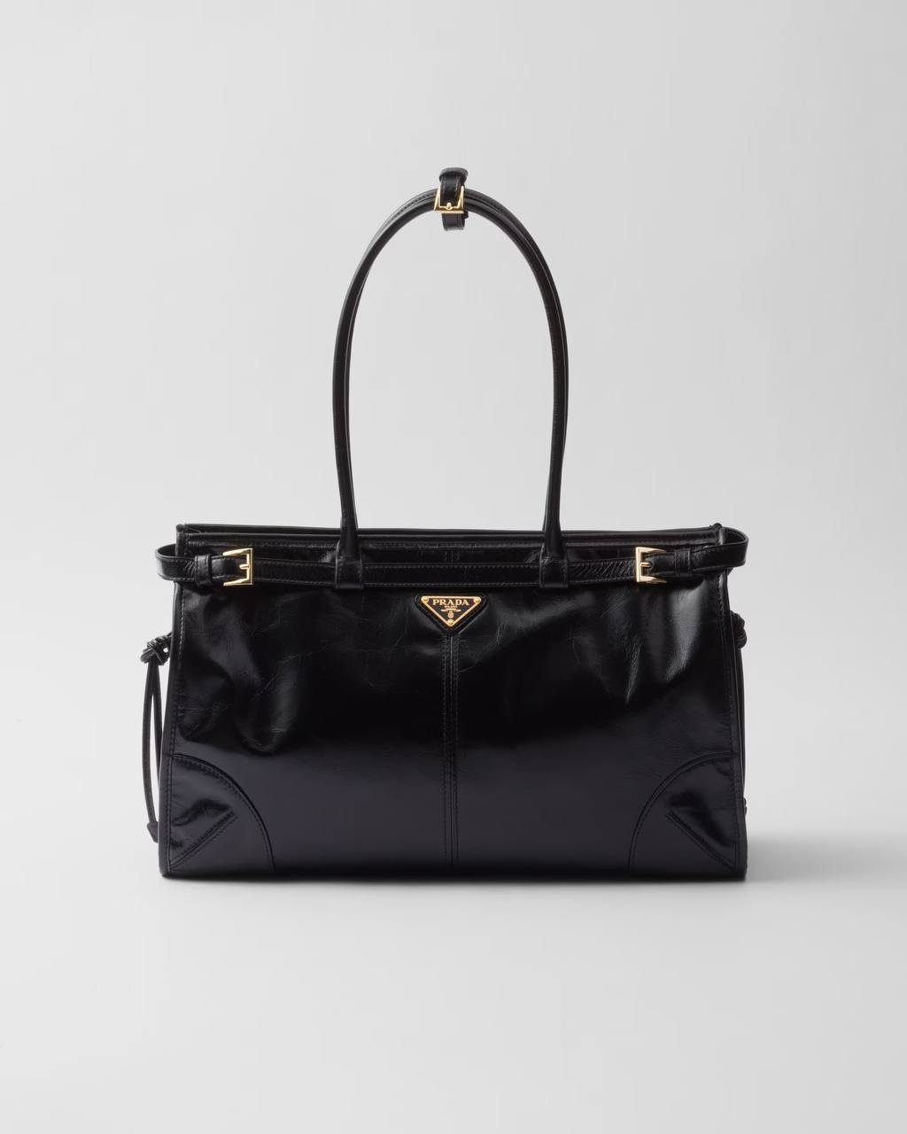 Prada Bonnie Large Leather Handbag