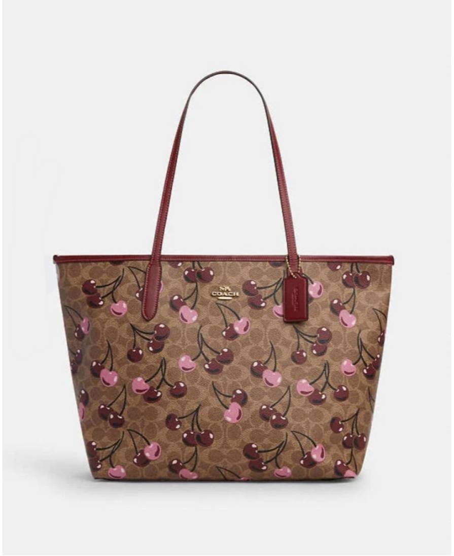 Coach City Tote Bag In Signature Canvas