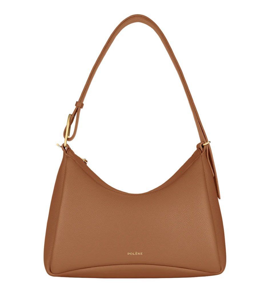 Polene UMI Crossbody Bag in Camel