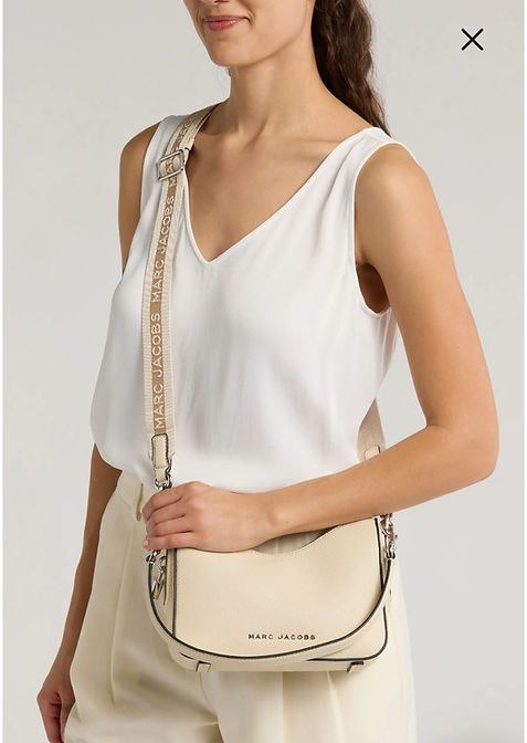 Marc Jacobs Drifter Small Convertible Crossbody bag In White