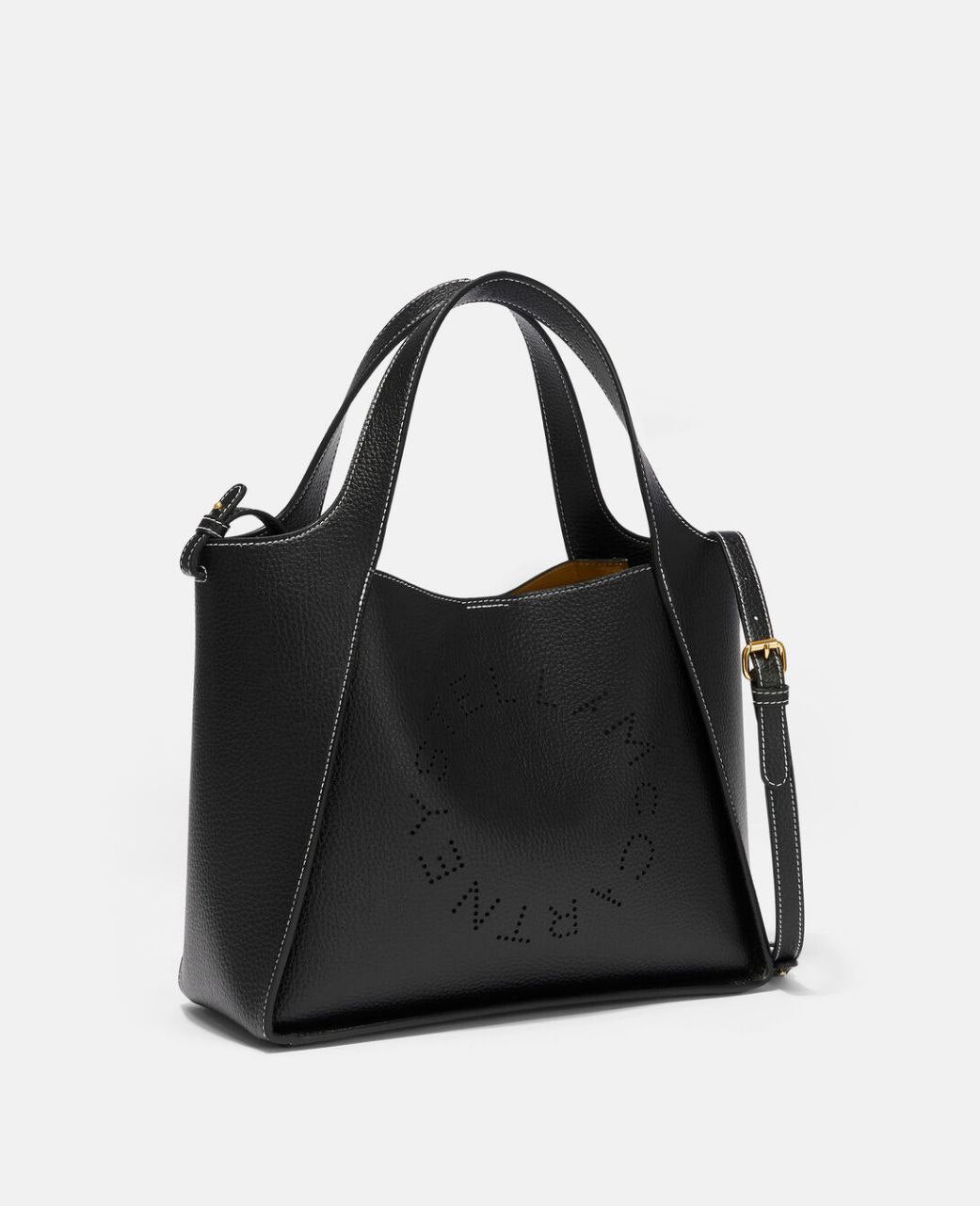 Stella McCartney Stella Logo Grainy Alter Mat Crossbody Bag