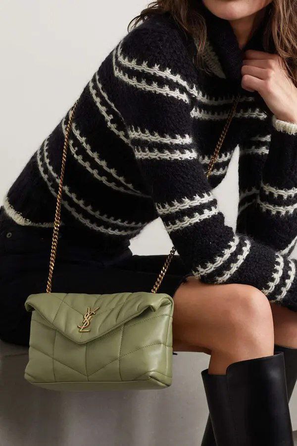 Saint Laurent Women's Toy Puffer in Lambskin