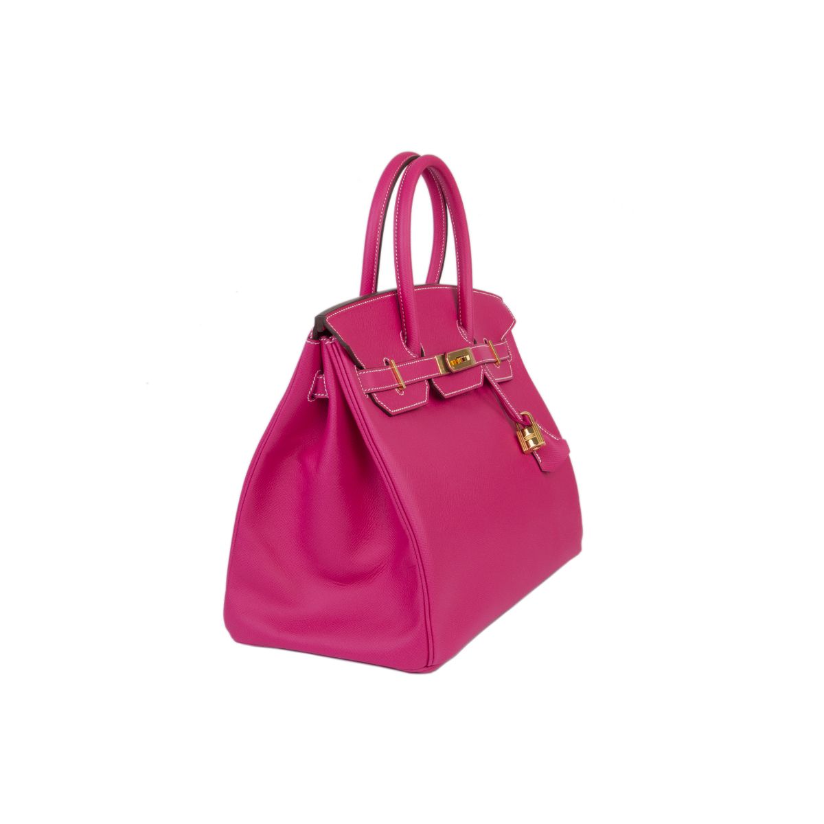 Hermรจs Birkin Hot Pink Leather Gold Hardware