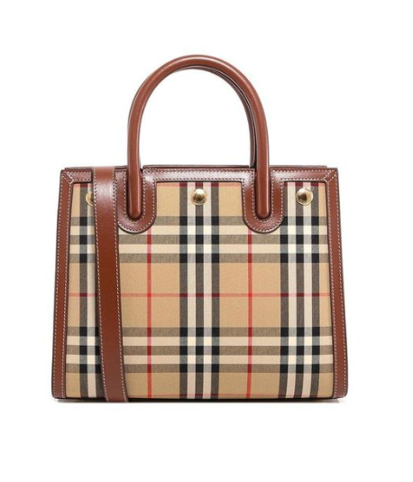Burberry Mini Vintage Check Two-handle Title Bag - Puzzles Egypt