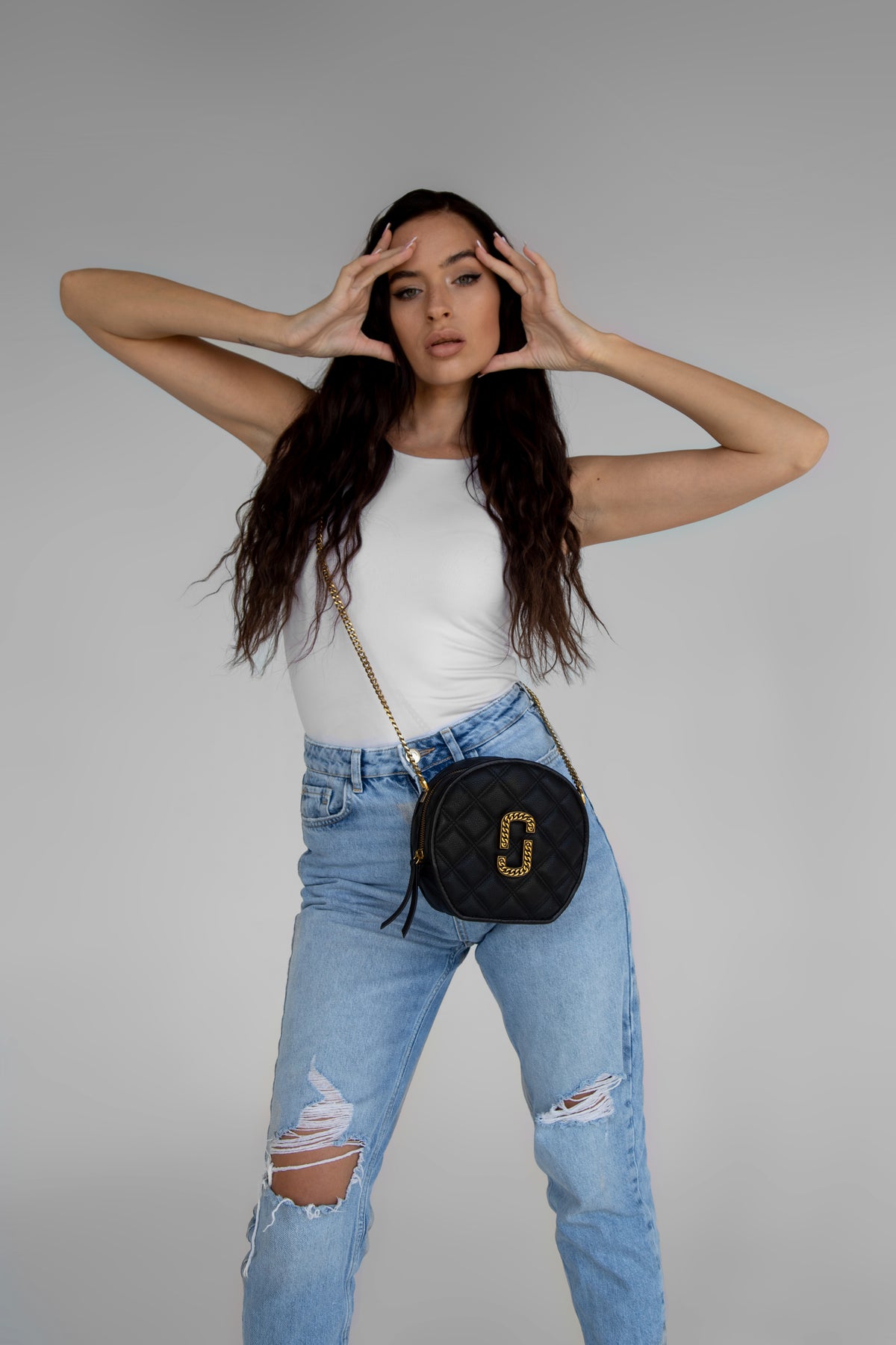 Marc Jacobs The Status round crossbody bag - Puzzles Egypt