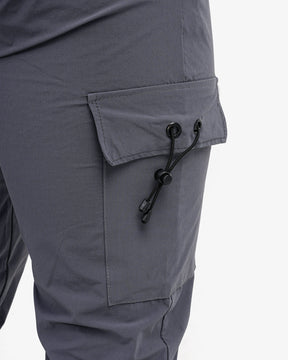 Men's Slimline Joggers Trousers In Gray