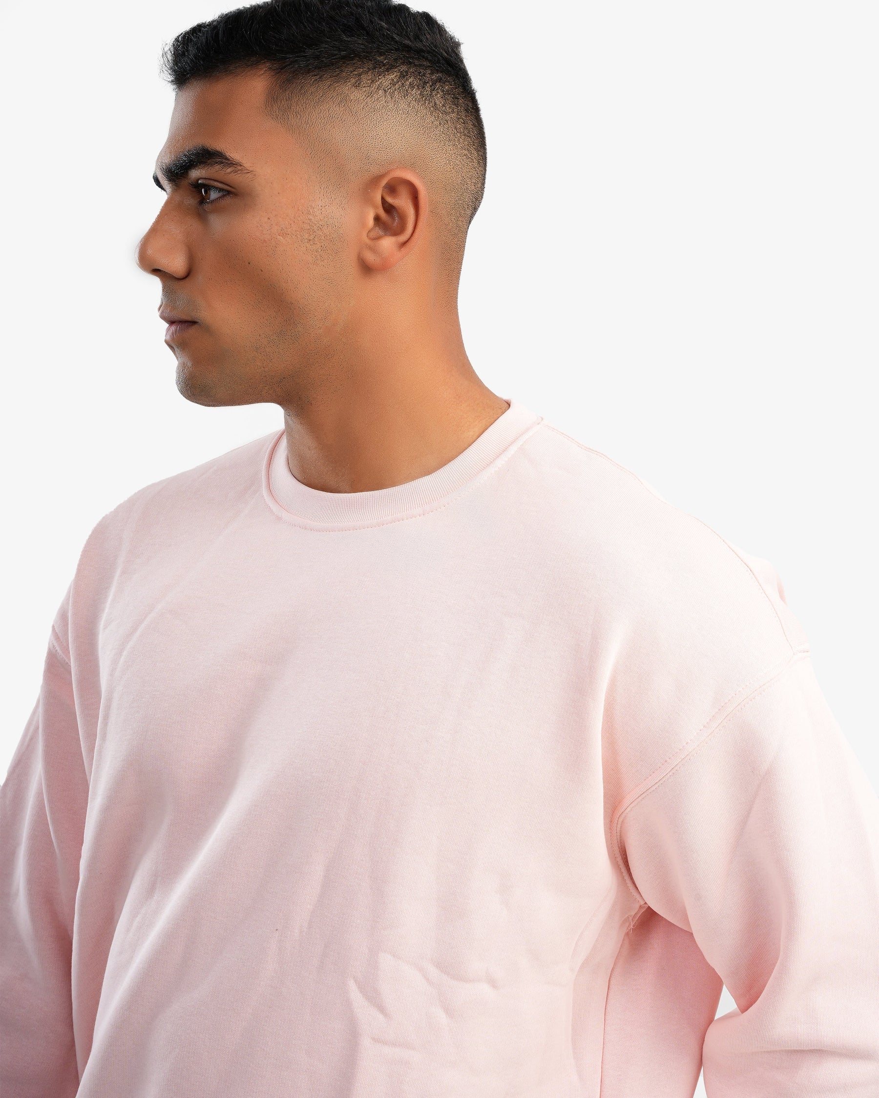 Men's Crew Neck Basic Sweatshirt In Simon