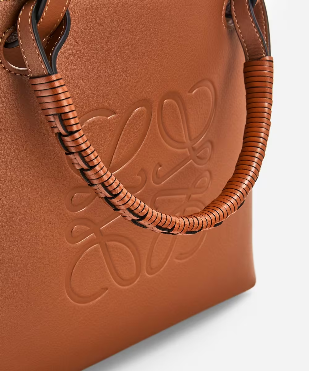 Loewe Small Anagram Leather Tote Bag