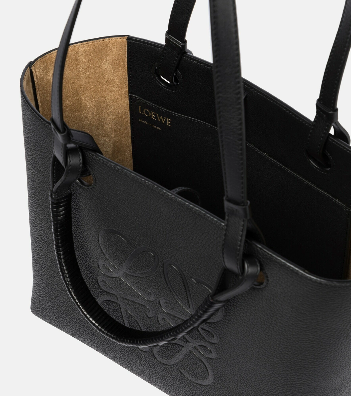 Loewe Small Anagram Leather Tote Bag