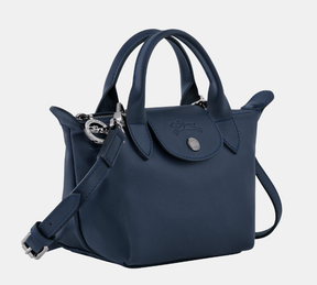 Le Pliage Xtra XS Handbag Navy Leather