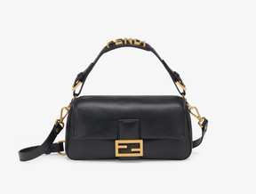 Fendi Baguette Black nappa leather bag