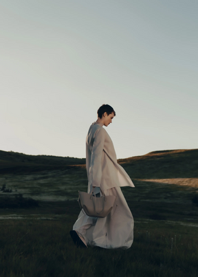 Polene Cyme Mini Edition Textured Taupe