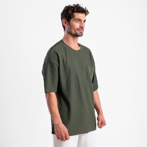 Men's Olive Green Essential T-shirt