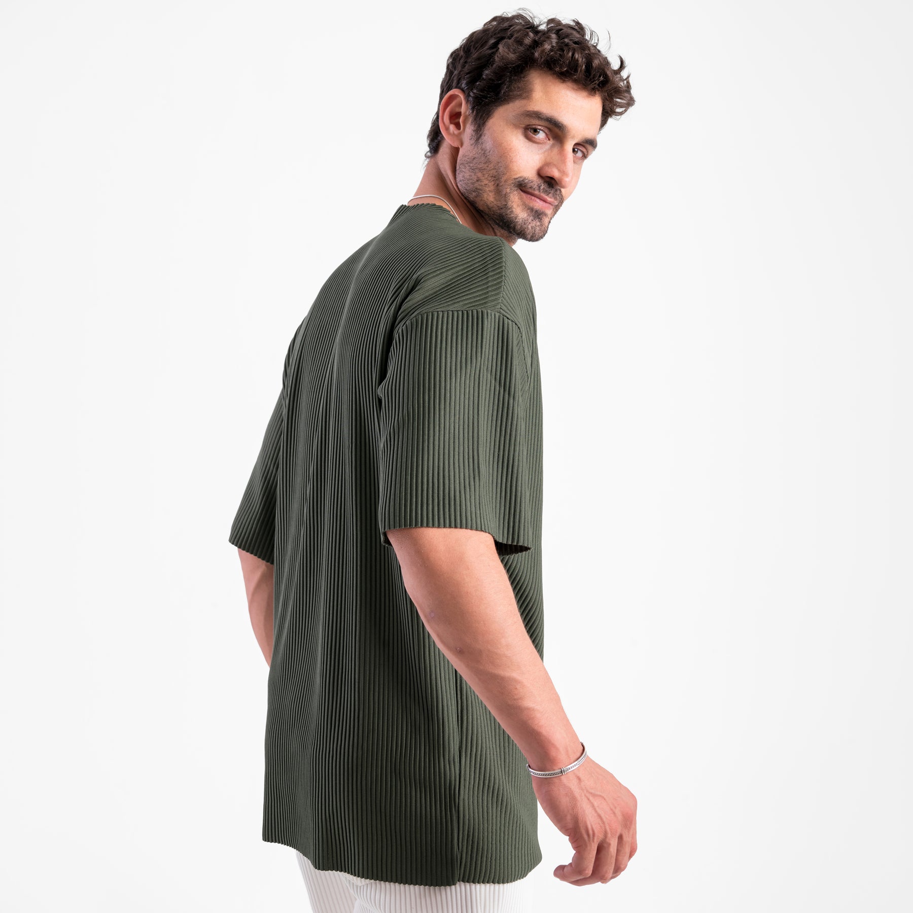 Men's Olive Green Essential T-shirt