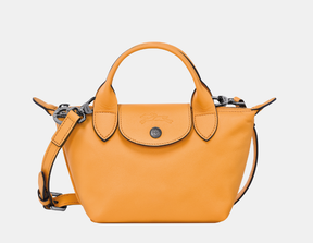 Le Pliage Xtra XS Handbag Yellow Leather