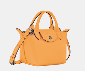 Le Pliage Xtra XS Handbag Yellow Leather