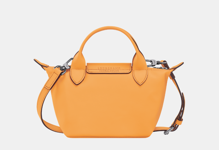 Le Pliage Xtra XS Handbag Yellow Leather