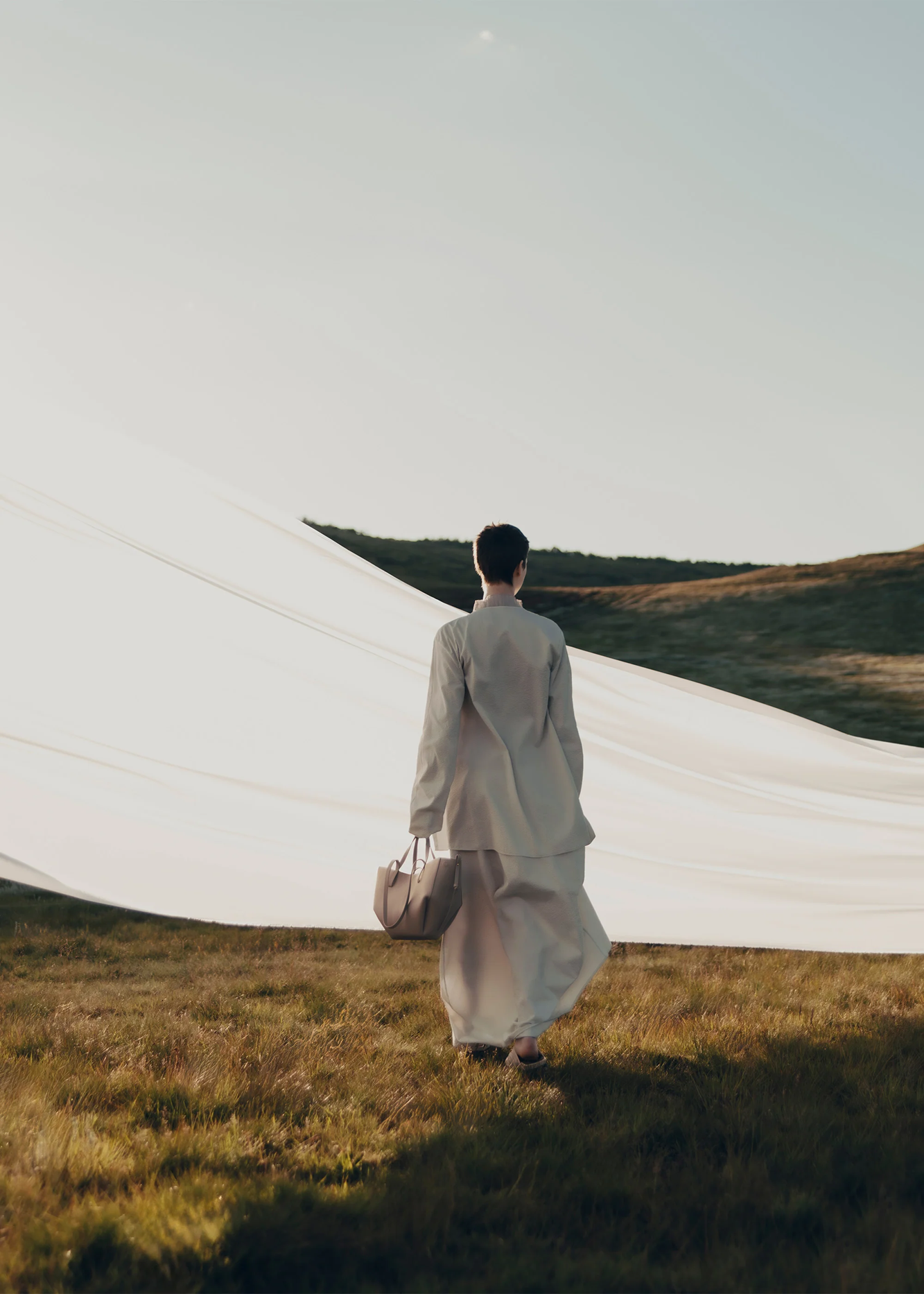 Polene Cyme Mini Edition Textured Taupe