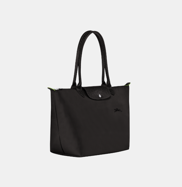 Longchamp Le Pliage Green L Tote bag Black