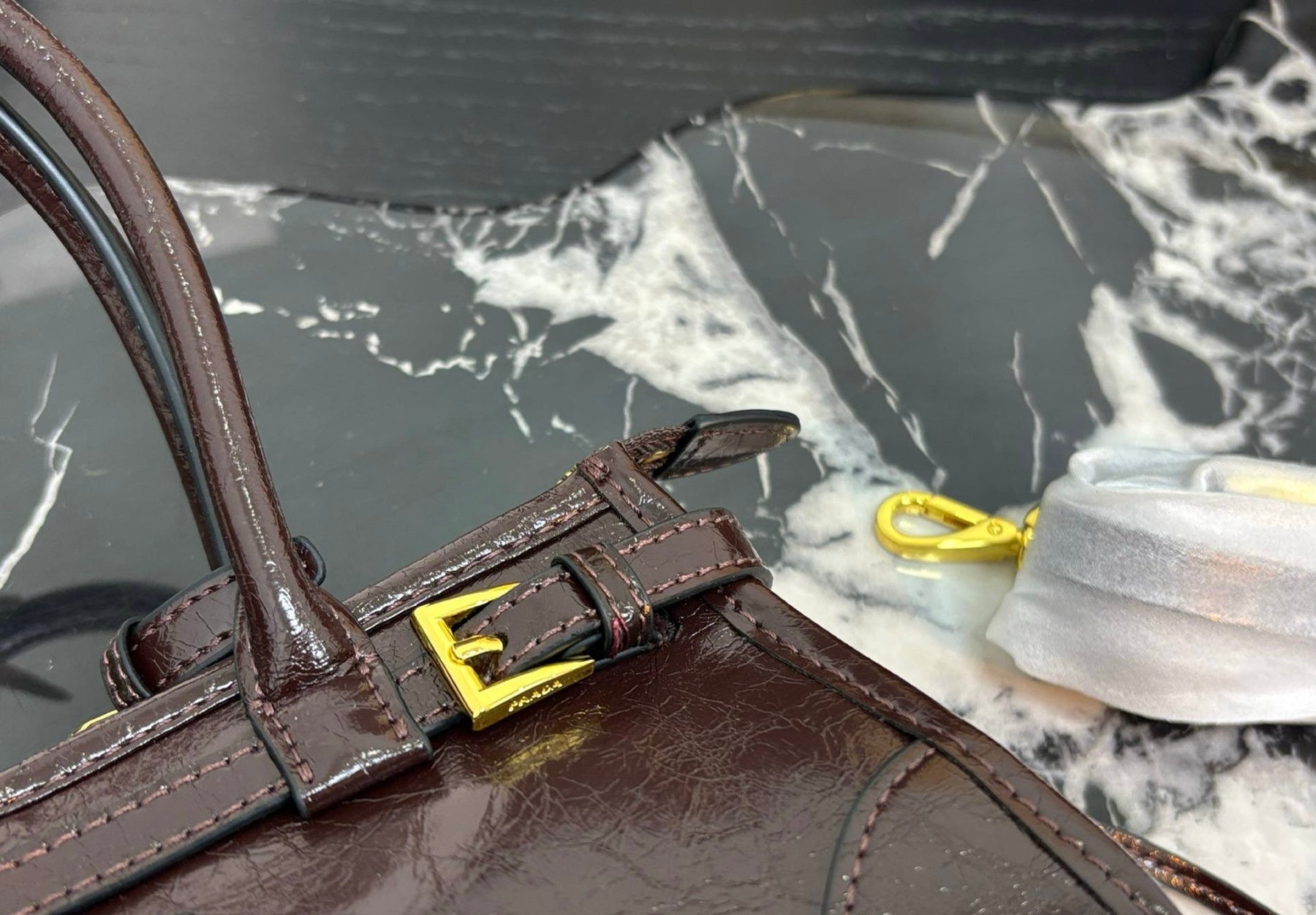 Prada leather mini handbag