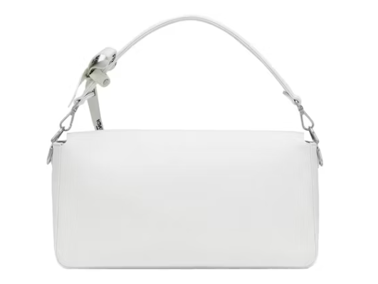 Fendi by Marc Jacobs Maxi Baguette White Canvas Bag