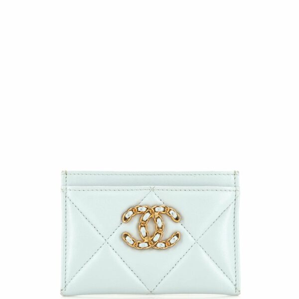 Chanel Quilted Leather 19 Card Holder