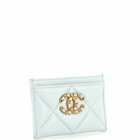 Chanel Quilted Leather 19 Card Holder
