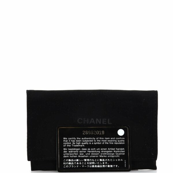 Chanel Quilted Leather Chanel 19 Card Holder