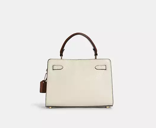 Original Coach Mini Lane Top Handle In Colorblock Bag