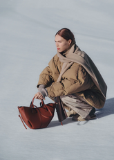 Polene Cyme Mini Edition Textured Red Clay